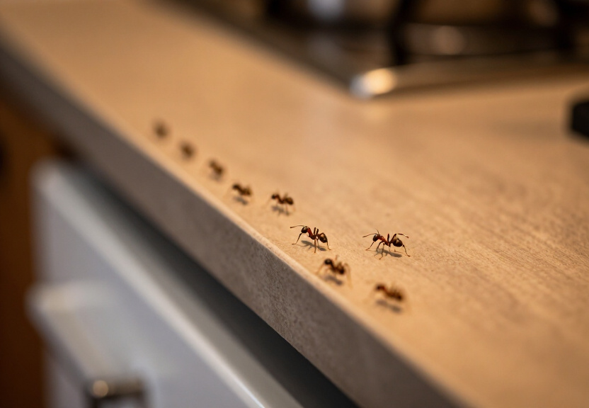 Ant Treatment in a Jannali Kitchen